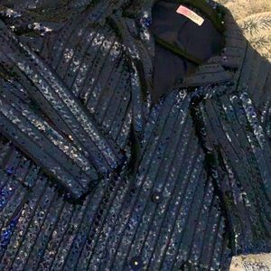 Navy Pant Suit